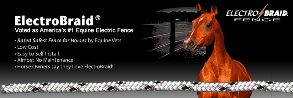 ElectroBraid Horse Fence Banner1